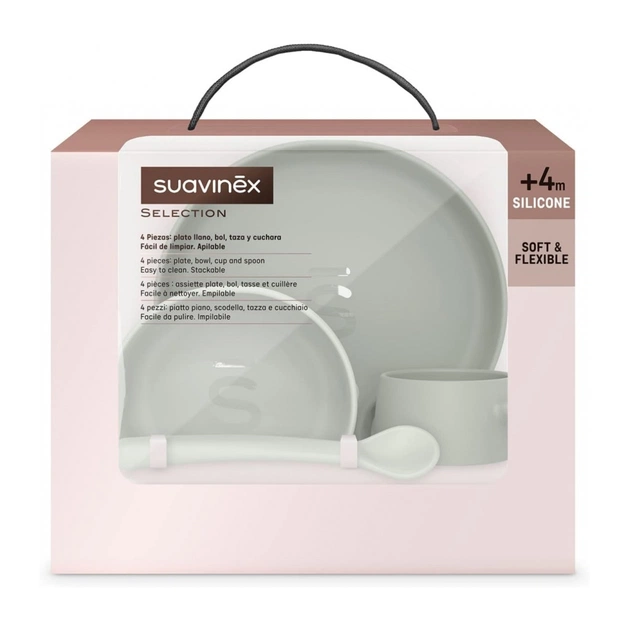 Набор детской посуды Suavinex Colour Essence, зеленый (401542) - изображение 3