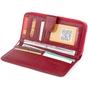 Гаманець ST Leather Зі шкіри жіночий Бордовий (19307) - уменьшенное изображение 7