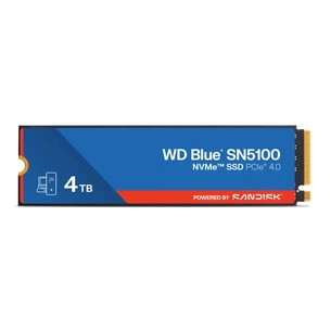 Накопичувач SSD M.2 2280 4TB BLUE SN5100 WD (WDS400T5B0E-00CPE0) зображення 1
