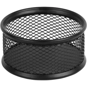 Підставка для скріпок Axent 80x80x40мм, wire mesh, black (2113-01-A) зображення 1