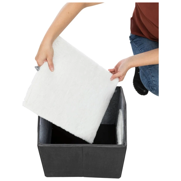 Будиночок для тварин Trixie Лівія 38х41х44 см темно-сірий (4057589379115) - picture 7