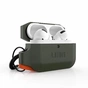 Чохол для навушників UAG для Airpods Pro Silicone Olive Drab/Orange (10225K117297) - зменшене зображення 7