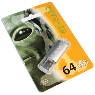 USB флеш накопитель Hi-Rali 64GB Rocket Series Silver USB 3.0 (HI-64GB3VCSL) изображение 1