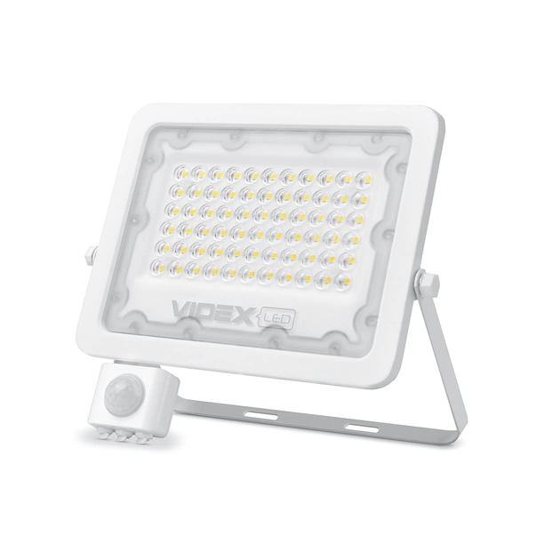 Прожектор Videx LED 50W 5000K з датчиком руху (VL-F2e505W-S) - picture 1