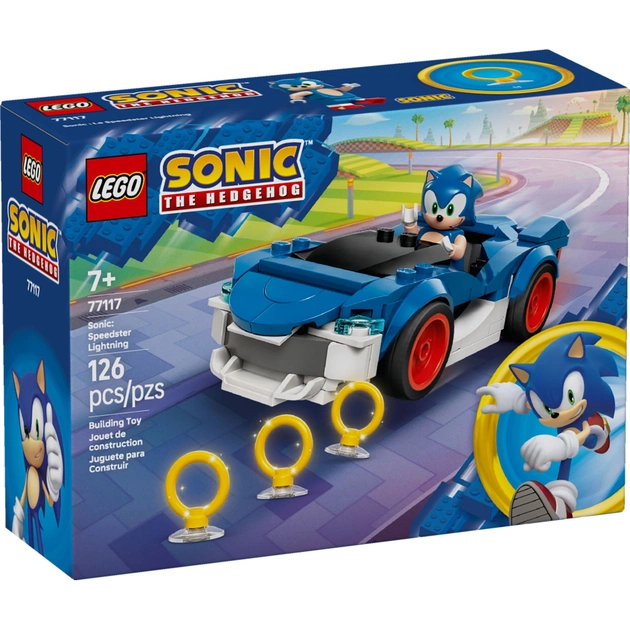Конструктор LEGO Sonic Сонік: спідстер «Блискавка» (77117) - зображення 1