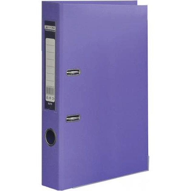 Папка - реєстратор Buromax А4 double sided, 50мм, PP, purple, built-up (BM.3002-07c) - зображення 1