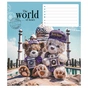 Зошит Школярик The World of Bears 12 аркушів клітинка (012-3443K) - зменшене зображення 4