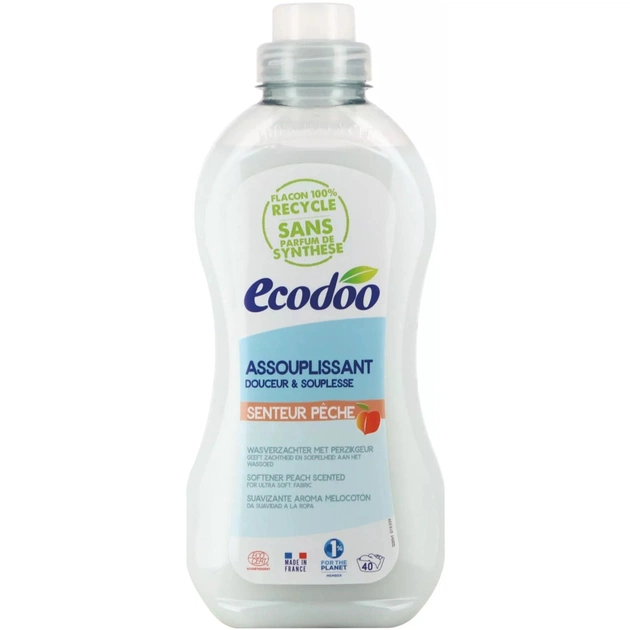 Кондиціонер для білизни Ecodoo Персик 1 л (3380380099960) - зображення 1