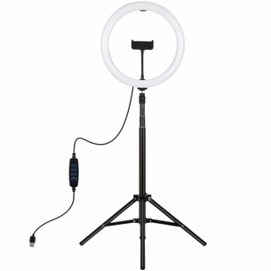 Набір блогера Puluz Ring USB LED lamp PKT3061B 11.8" + tripod 1.65 м (PKT3061B) picture 1