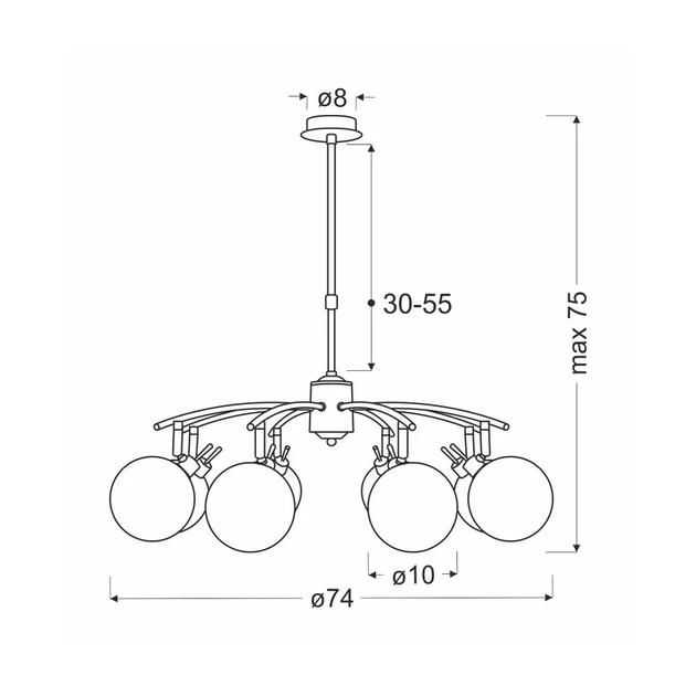 Люстра Candellux Lentini (38-16393) - picture 3