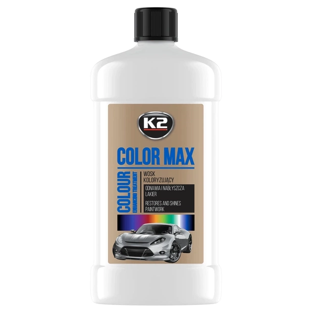 Автополіроль K2 Color Max білий 500 мл (K025BI) - picture 1