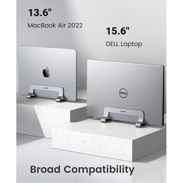 Підставка до ноутбука Ugreen LP258 Vertical Laptop Stand Silver (20471) - picture 8