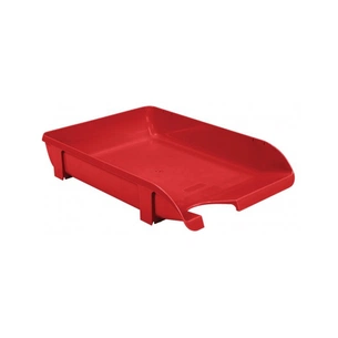 Лоток для паперів Economix горизонтальний Компакт, пластик червоний непрозорий (E80610) изображение 1