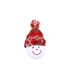 Елочная игрушка Luca Lighting Снеговик 7.5 см Красный (8718861682977REDGREEN) - уменьшенное изображение 1
