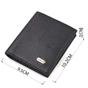 Портмоне Canpellini З натуральної шкіри Чорне (21742) - зменшене зображення 3