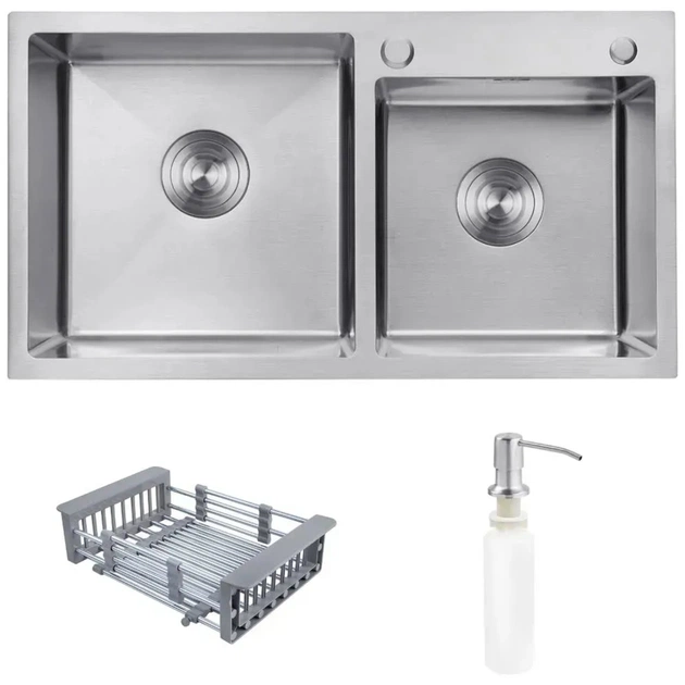 Мийка кухонна Kroner Geburstet-7843ZHM (CV022805) - зображення 1