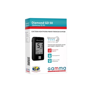 Глюкометр Gamma Diamond GD50 (7640296962601) зображення 1