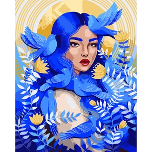 Картина по номерам Santi Вільна Українка 40*50 см ©pollypop92 (954448) зображення 1