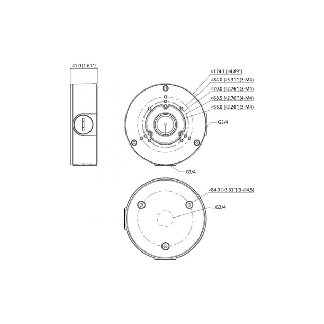 Крепление для видеокамеры Dahua DH-PFA130-E - изображение 6