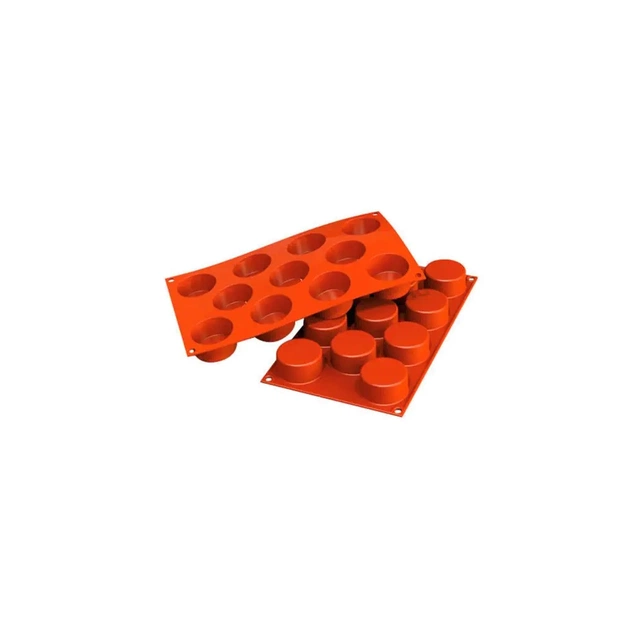 Форма для випікання Silikomart "Циліндр" 50 mm h27 , 11 x 55 ml (SF204/C) - зображення 1