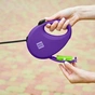 Повідець для собак WAUDOG R-leash з контейнером для пакетів S до 12 кг 3 м фіолетовий (26279) - уменьшенное изображение 7