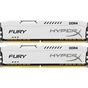 Модуль пам'яті для комп'ютера DDR4 16GB (2x8GB) 2133 MHz HyperX FURY White Kingston Fury (ex.HyperX) (HX421C14FW2K2/16) - зменшене зображення 1