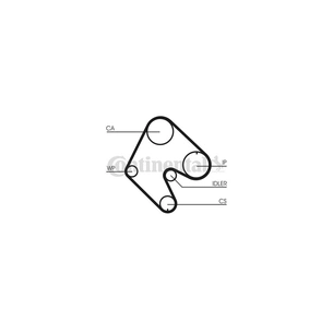 Ремінь ГРМ CONTITECH CT540 зображення 1