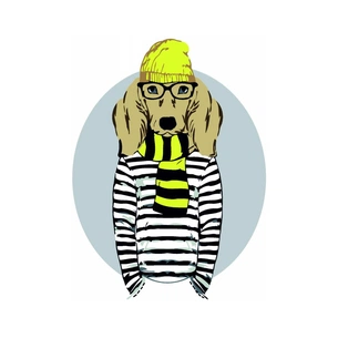 Картина по номерам Rosa Start Stylish Dog 35х45 см (N00013265) (4823098514244) зображення 1