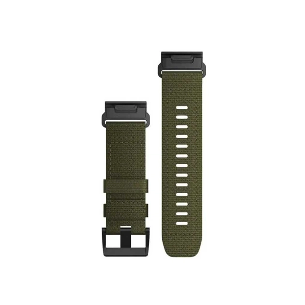 Ремінець до смарт-годинника Garmin Tactix 7, 26mm QuickFit, Ranger Green Nylon (010-13010-10) - зображення 1