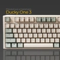 Клавіатура Ducky One 3 TKL Cherry MX Silent Red UA USB Cream (DKON2187-SUAPXМAEGGC1) - зменшене зображення 3