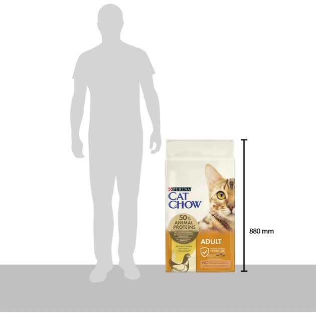 Сухий корм для кішок Purina Cat Chow Adult з куркою 15 кг (5997204514127) - picture 4