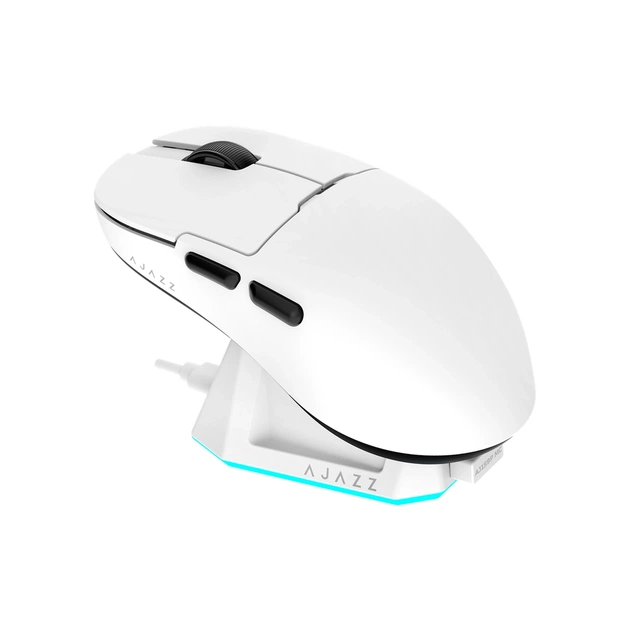 Мишка Ajazz AJ159P MC Wireless/Bluetooth/USB Charging Dock White (AJ159P-MC-W) - picture 1