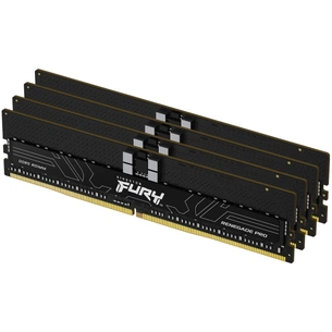 Модуль пам'яті для сервера Kingston 128GB 6000MT/s DDR5 ECC Reg CL32 DIMM (Kit of 4) FURY Renegade Pro EXPO (KF560R32RBEK4-128) зображення 1