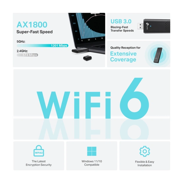Мережева карта Wi-Fi TP-Link Archer TX20U (ARCHER-TX20U) - picture 4