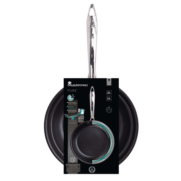 Набір сковорідок MasterPro Pure 20 / 24 см 2 шт (BGEU-5506) - picture 5