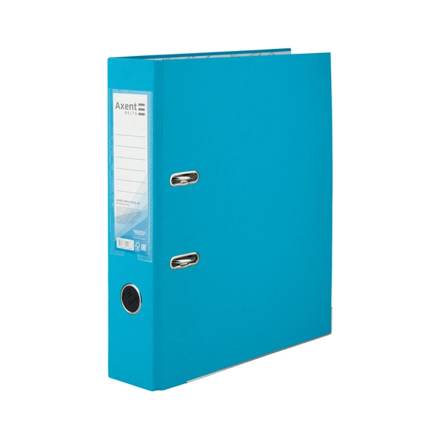 Папка - реєстратор Delta by Axent А4 7,5 см РР Світло-блакитна (D1714-29C) - picture 1