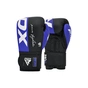 Боксерські рукавички RDX F4 Boxing Sparring Gloves Hook & Loop Blue/Black 14 унцій (BGR-F4U-14OZ) - зменшене зображення 2