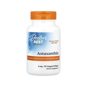Витаминно-минеральный комплекс Doctor's Best Астаксантин, 6 мг, Astaxanthin, 90 вегетарианских капсул (DRB-00367) изображение 1