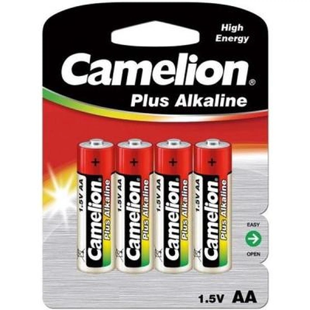 Батарейка Camelion AA LR6 Plus Alkaline * 4 (LR6-BP4) - изображение 1