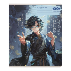 Зошит ZiBi предметний ANIME 48 аркушів клітинка, алгебра (ZB.1704-02) зображення 1