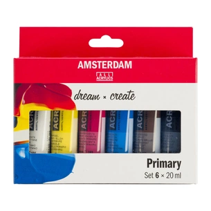 Акриловые краски Royal Talens AMSTERDAM PRIMARY, 6*20 мл (8712079451158) изображение 1