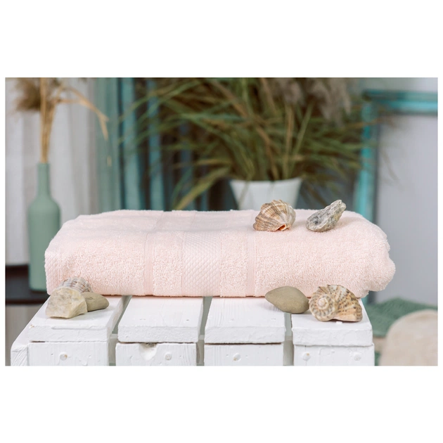 Рушник MirSon банний 5010 SoftNess Peach 40x70 см (2200003181609) - зображення 1