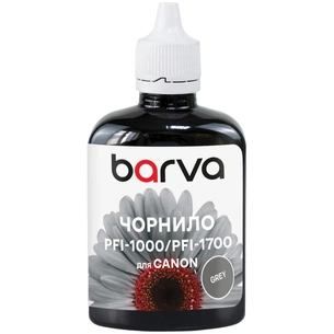 Чорнило Barva Canon PFI-1000/PFI-1700 100ml GY, pigment (C1700-980) зображення 1