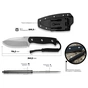 Ніж Sencut Toxodon, Black G10, Stonewash (S24036-1) - зменшене зображення 11