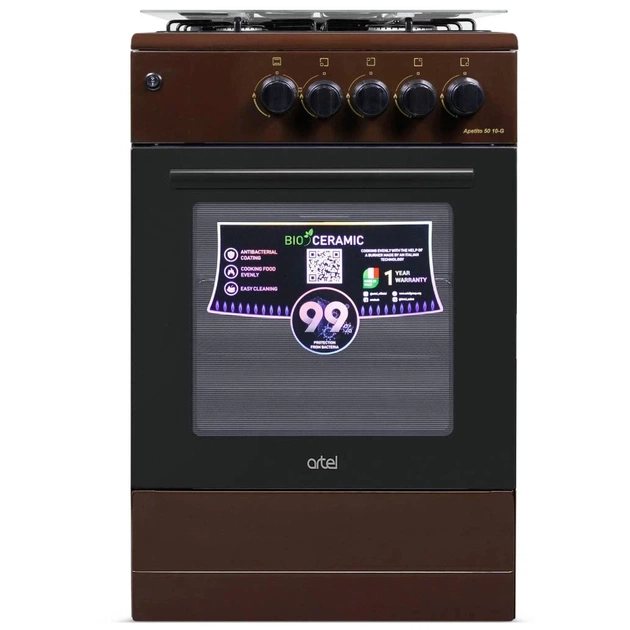 Плита Artel Apetito 50 10-G Brown - зображення 1
