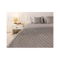 Покривало Руно двостороннє декоративне Velour Grey ромб 180х220 см (340.55_Grey ромб) - зменшене зображення 4