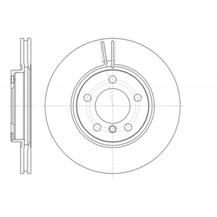 Гальмівний диск REMSA 61440.10 зображення 1