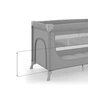 Дитячий манеж Kinderkraft с пеленатором Leody Up Grey (5902533930135) - зменшене зображення 4