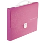 Папка - портфель Buromax A4/35мм, BAROCCO, pink (BM.3719-10) - зменшене зображення 1