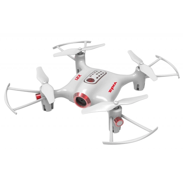 Радіокерована іграшка Syma Квадрокоптер 2,4 Ггц 13,5 cм (X21 White) - изображение 1